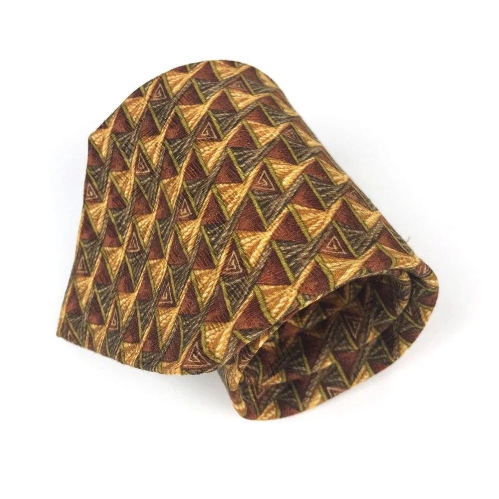 ERMENEGILDO ZEGNA Tie Silk Elegant 👔 Necktie 100% Silk Made In Italy 3.5 x 58